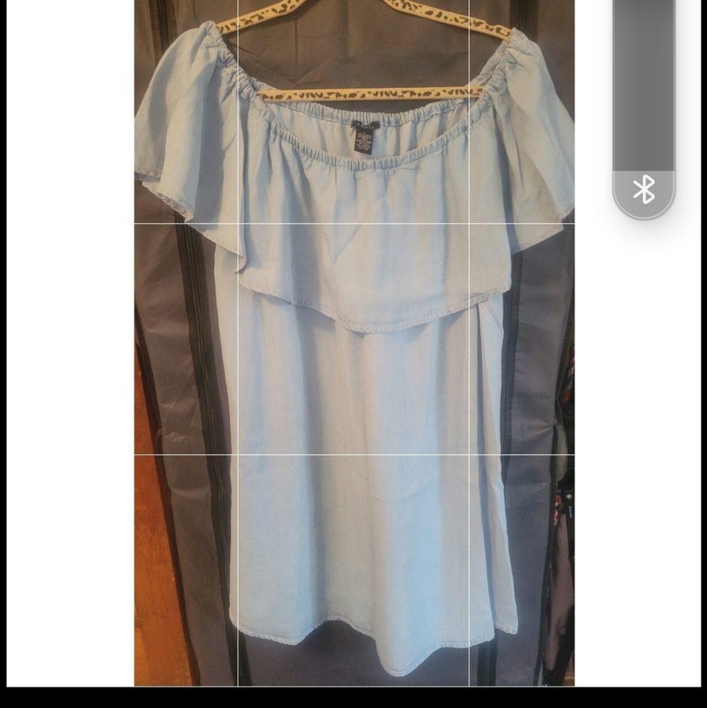 Off the shoulder dress